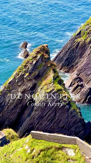 Have you visited Dunquin Pier? Nestled along the Dingle Peninsula in County Kerry!🌊 (video by @irishexplorer.ie) It’s a breathtaking scenic spot where rugged cliffs meet the Wild Atlantic Way offering stunning views and access to the Great Blasket Islands. #irishexplorer #discoverireland #wildatlanticway #visitireland #tourismireland #ireland #irelandtravel | Irish Explorer