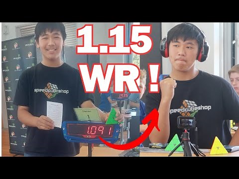 1.15 OFFICIAL PYRAMINX WORLD RECORD AVERAGE