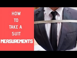 how to take a suit measurements