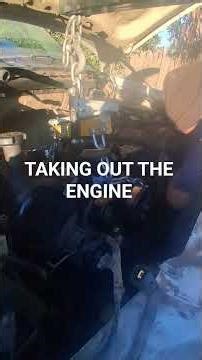 taking out engine from f150 to put into another f150 #automobile #mechanic #diy #repair #mechaniclif