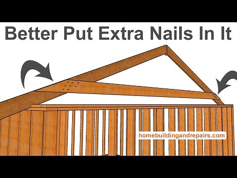 Watch This Video Before Raising Ceiling Joist or Roof Rafter Ties - Heel Joint Connections