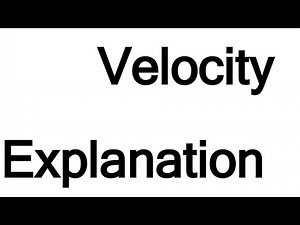 Formula & Examples.Class 9 & 10 Physics. Velocity Definition, Formula.