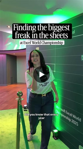 Have you ever heard of the Excel World Championship? Every year, thousands of people compete for one of the 12 spots on stage to compete for the big prize. Everyone there is showing off their… | Jess Ramos ⚡️ | 11 comments