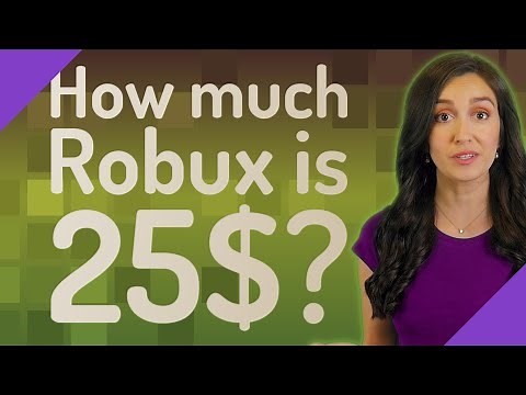 How much Robux is 25$?