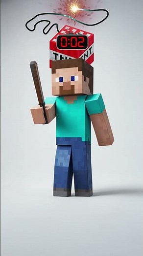 10 Second Timer Bomb - STEVE (Minecraft)