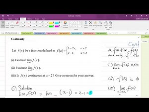 CAPE Integrated Mathematics - Module 3: Calculus 1 - Continuity At a Point