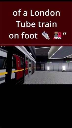 Bye Bye Train 👋 Following a London Tube Until It Disappears!” 🚆 #itzwenda #roblox