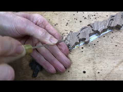 A S M R Carving English Walnut