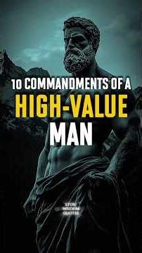 The 10 Commandments of a High-Value Man | Stoicism