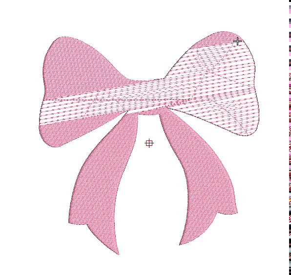 Bow Embroidery Design | Digital Machine Stitch File (PES) | Instant Download - Etsy