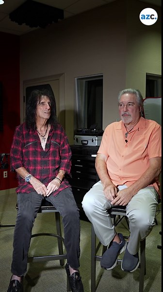 Rob Halford records children’s music at Alice Cooper’s studio