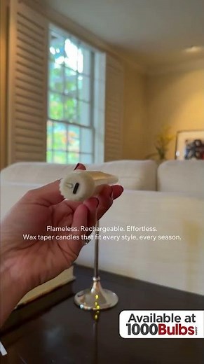 Rechargeable LED Taper Candles