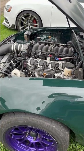 WOW! Very cool car! Amazing Mazda Miata LS V8 engine swap. Custom race car fast carbon fiber lexan