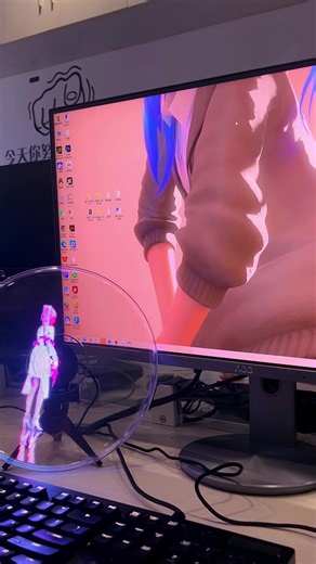 Anime Desktop Dancer | 3D Holographic LED Fan