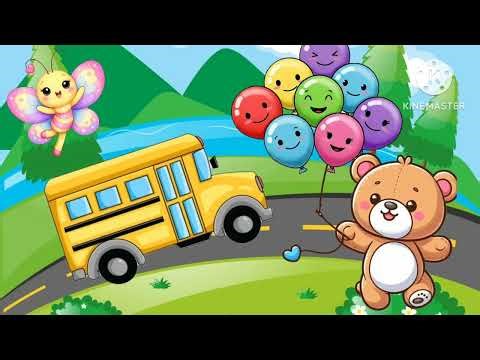 Wheels on the yellow bus & more wheels on the bus songs ||KA nursery rhymes for kids||#cocomelonsong