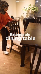 4.6K views · 25 reactions | Versatile extendable dining table: perfect for big families and all your special occasions. Get this limited-edition dining table at your nearest SSFHOME outlet now! 朗 Learn all about the SSFHOME VIP membership and its benefits here: https://ssfhome.com/ssf-membership-program/ Shop 24/7 here: https://ssfhome.com/ Visit your nearest SSFHOME outlet: https://ssfhome.com/find-nearest-outlet/ #ssfhome #ssfhomemalaysia | SSFHOME Malaysia | Facebook