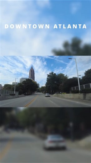 Driving Through the Heart of Downtown Atlanta