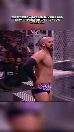 Shawn Spears and MJF Team Up Against Wardlow Inside the Cage