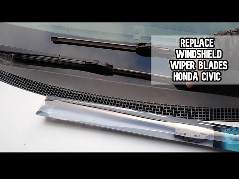 How to replace windshield wiper blades 2012-2015 Honda Civic DIY video #honda #civic #wiperblades