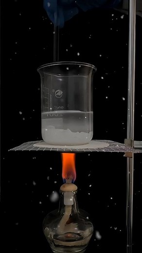 Sodium Acetate Trihydrate Crystallization | The Science Behind Magical Ice 🧊 #shorts