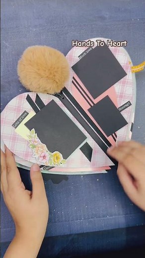 Heart Mini album | scrapbook | birthday gift ideas latest | trending | Hands To Heart | 9756834702