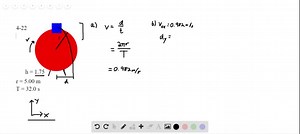 Fairgoers ride a Ferris wheel with a radius of 5.00 m (Figure 4-16). The wheel completes one revolution every 32.0 s. (a) What is the average speed of a rider on this Ferris wheel? (b) If a rider accidentally drops a st\uffed animal at the top of the wheel, where does it land relative to the base of the ride? (Note: The bottom of the wheel is 1.75 m above the ground.) | Numerade