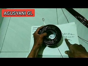 Cara menggulung trafo toroid 20amper CT.