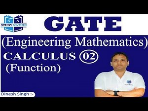 GATE Engineering Mathematics : Calculus 02 : Function