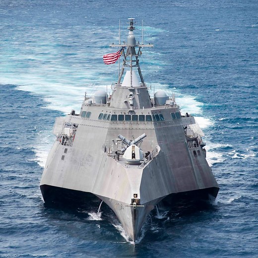 USS Coronado (LCS 4) departed its logistics hub in Singapore this past weekend, marking the conclusion of a year rotational deployment to Southeast Asia. | U.S. Pacific Fleet