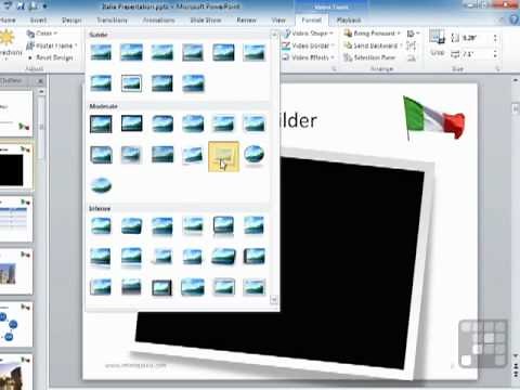 Powerpoint 2010 Tutorial - How to Add Flash (SWF) Files