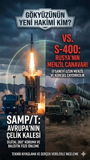 GÖKYÜZÜNÜN YENİ HAKİMİ: S-400 vs SAMP/T! 🛡️