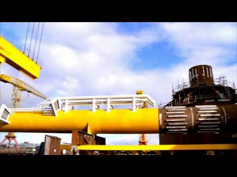 Dogger Bank met. mast installation