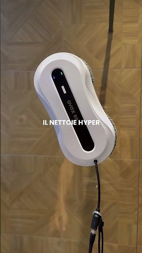 l’OVOX R8 offre une toute nouvelle approche du nettoyage des vitres.