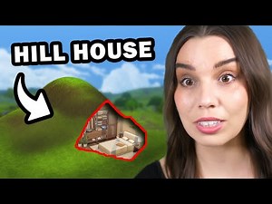 I built a house hidden in a hill - The Sims 4