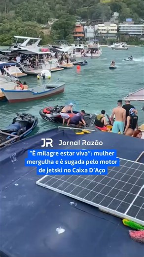 Abimadabe Vieira on Instagram: "Feriados, férias e verão lotam praias, lanchas e jet skis. É tempo de lazer, mas também de atenção. Um vídeo mostra uma mulher que teve o cabelo puxado pelo motor de um jet ski na Caixa d’Aço, em Porto Belo (SC). Ela mergulhou no momento em que a embarcação deu ré e só foi salva porque pessoas agiram rápido. Foi um susto enorme — e um alerta real. Motores não perdoam descuidos. Hélices puxam cabelo, roupas e cordas em segundos. Por isso: Nunca mergulhe perto de em