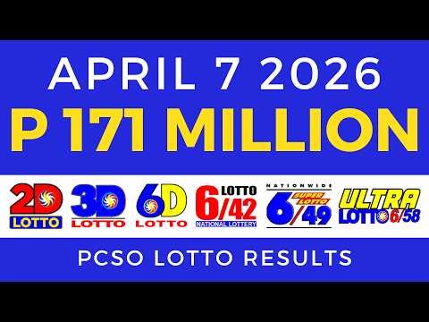 Lotto Result Today 9pm April 7 2026 PCSO