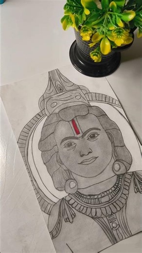💖Cute Ram ji drawing🥰#trending#shorts#viral