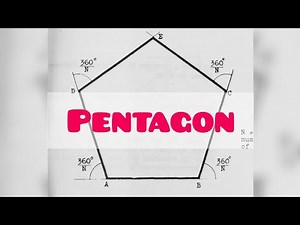 PENTAGON 1 - Using general method in | Technical drawing | Engineering drawing