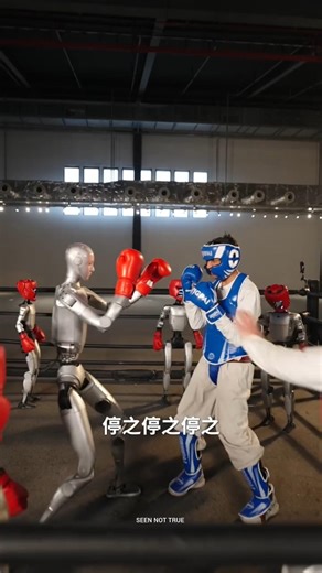 boy fights against many robots, who wins in the end will shock you...
