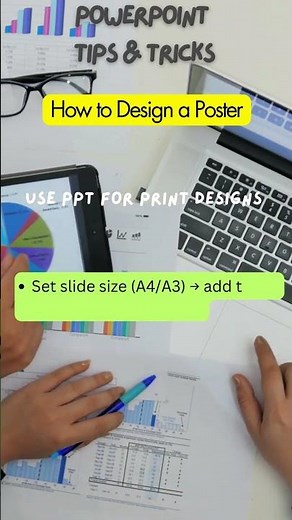 How to Design a Poster. Use PPT for print designs. 300+ PowerPoint Hacks. Follow to get all.