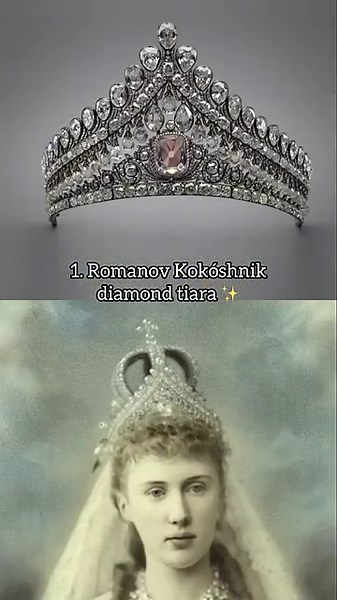 The most beautiful Romanov tiaras ✨ #diamond #jewelry #jewellery #crown #royal #jewels #history