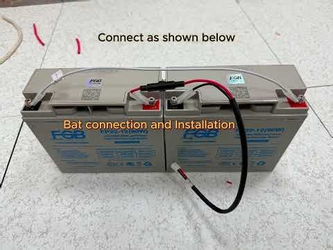 Gent Vig 72 Bat connection, Gent 6 loop Panel Battery connection and installation,