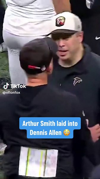 Arthur Smith didn’t like that the Saints scored a late touchdown already up big 👀 Does he have a point? #nfl #falcons #saints #arthursmith via NFL
