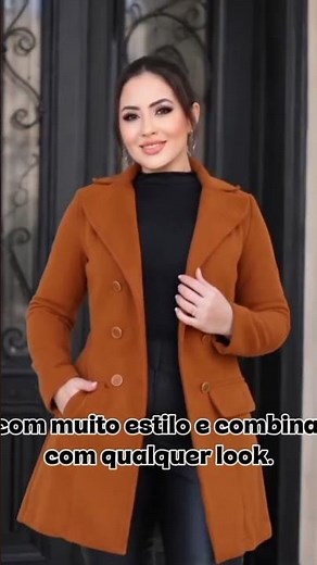 Sobretudo Feminino Longo Inverno