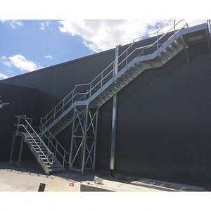 [Hot Item] MS055 Steel stringer stairs staircase steel ladder home house design Staircase