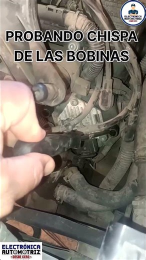 PROBANDO CHISPA DE LAS BOBINAS!!! #electronicaautomotriz #automobile