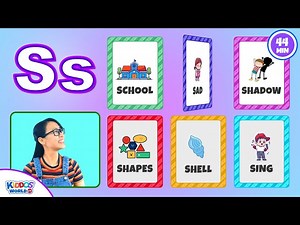 Miss V Teaching Kids 6 Words ABC Digital Flashcards - Learning English Vocabulary - Videos For Kids