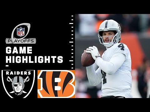 Raiders' Top Plays vs. Bengals | Wild Card | Highlights | NFL