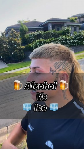 8.9K views · 391 reactions | Alcohol VS ice 流 Comment what you think is worse  #alcohol #addiction #explorepage #trialreels #clean #fyp | Alexmilovanov | Facebook