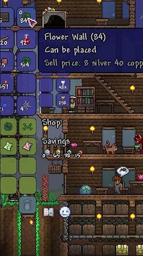 Painting the Dryad's room! ep.15 of my beginner series #terraria #gaming